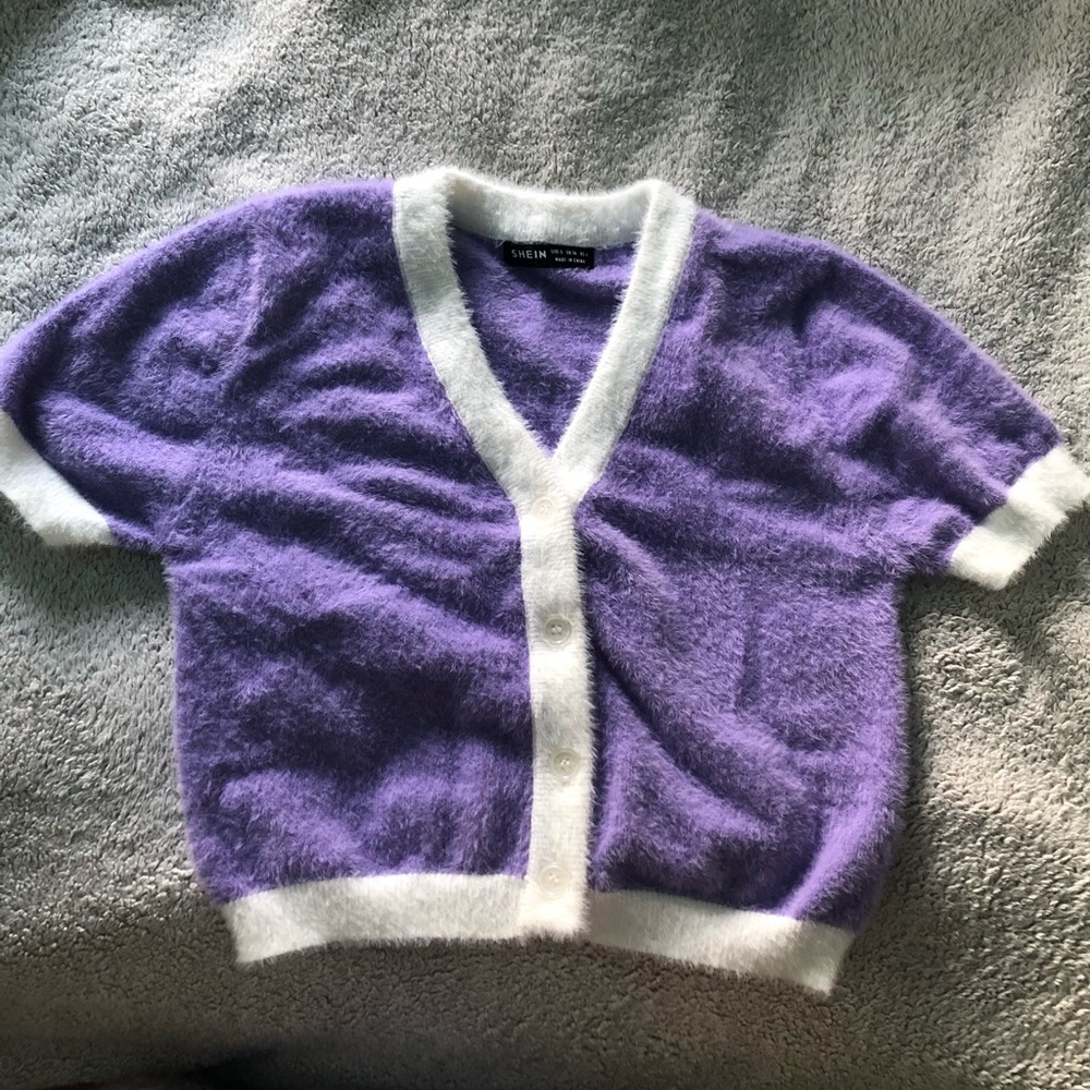 Fuzzy cardigan